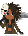 Horror Show - Cyrstal Lake Slasher Die Cut Sticker - ohsopaper