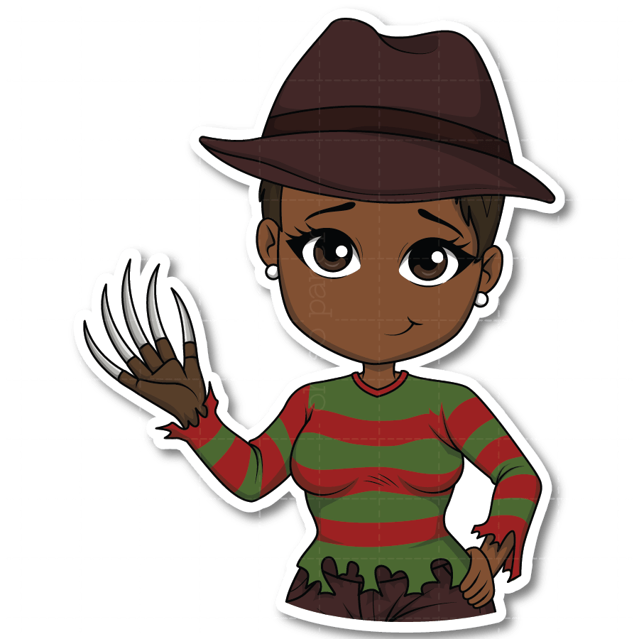 Horror Show - Nightmare Slasher Die Cut Sticker - ohsopaper