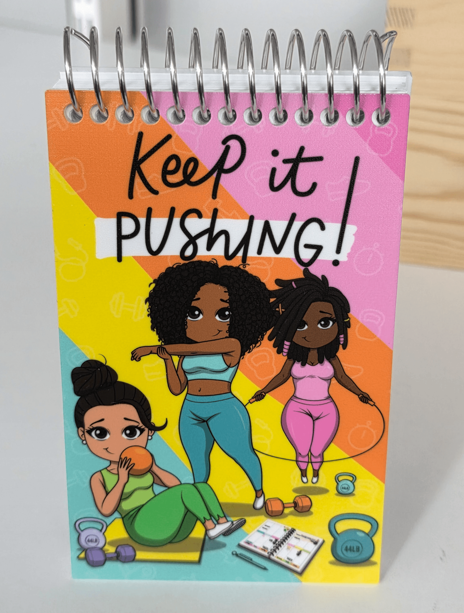 Keep It Pushing Notebook Mini - 3.5 x 5.5in - ohsopaper