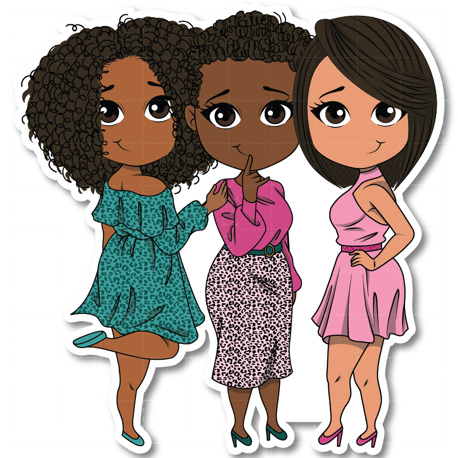 Ladies Night Die Cut Sticker - ohsopaper