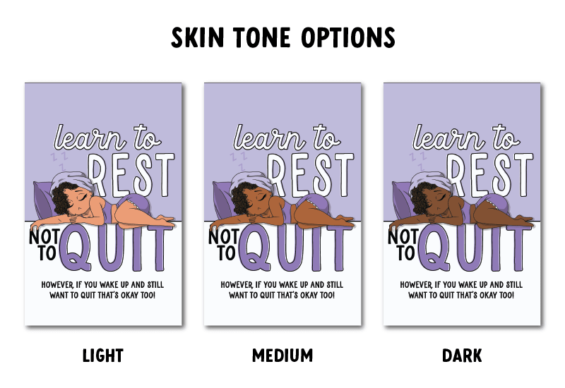 Learn To Rest Notebook Mini - 3.5 x 5.5in - ohsopaper