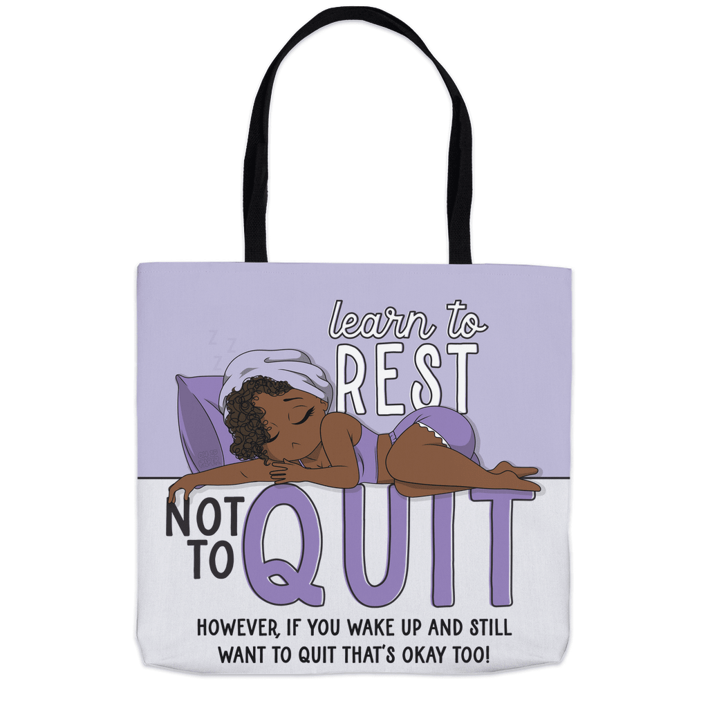 Learn To Rest Tote Bag - ohsopaper