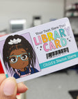 Library Card Personalized Bookmark - Kids - ohsopaper