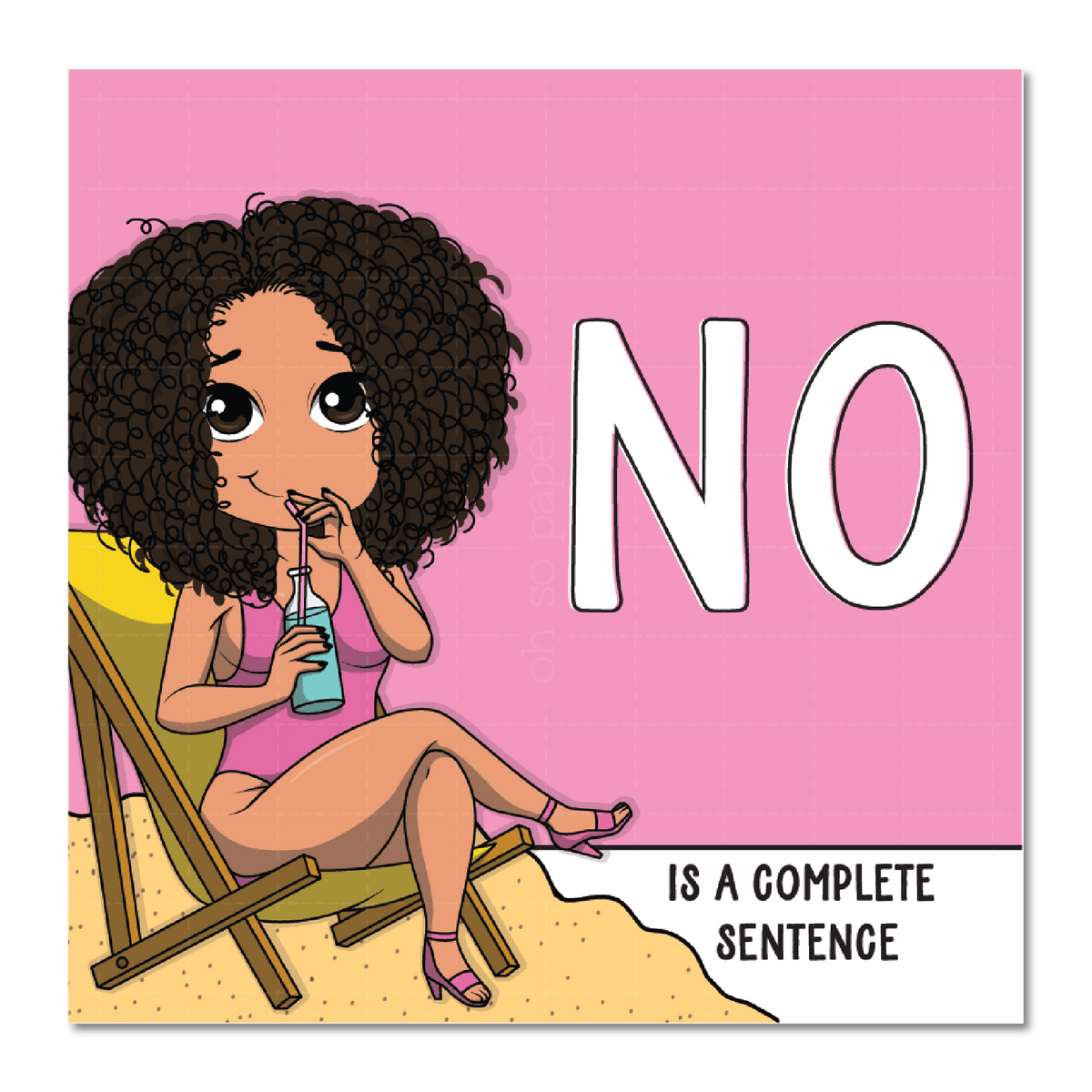 No Die Cut Sticker - ohsopaper