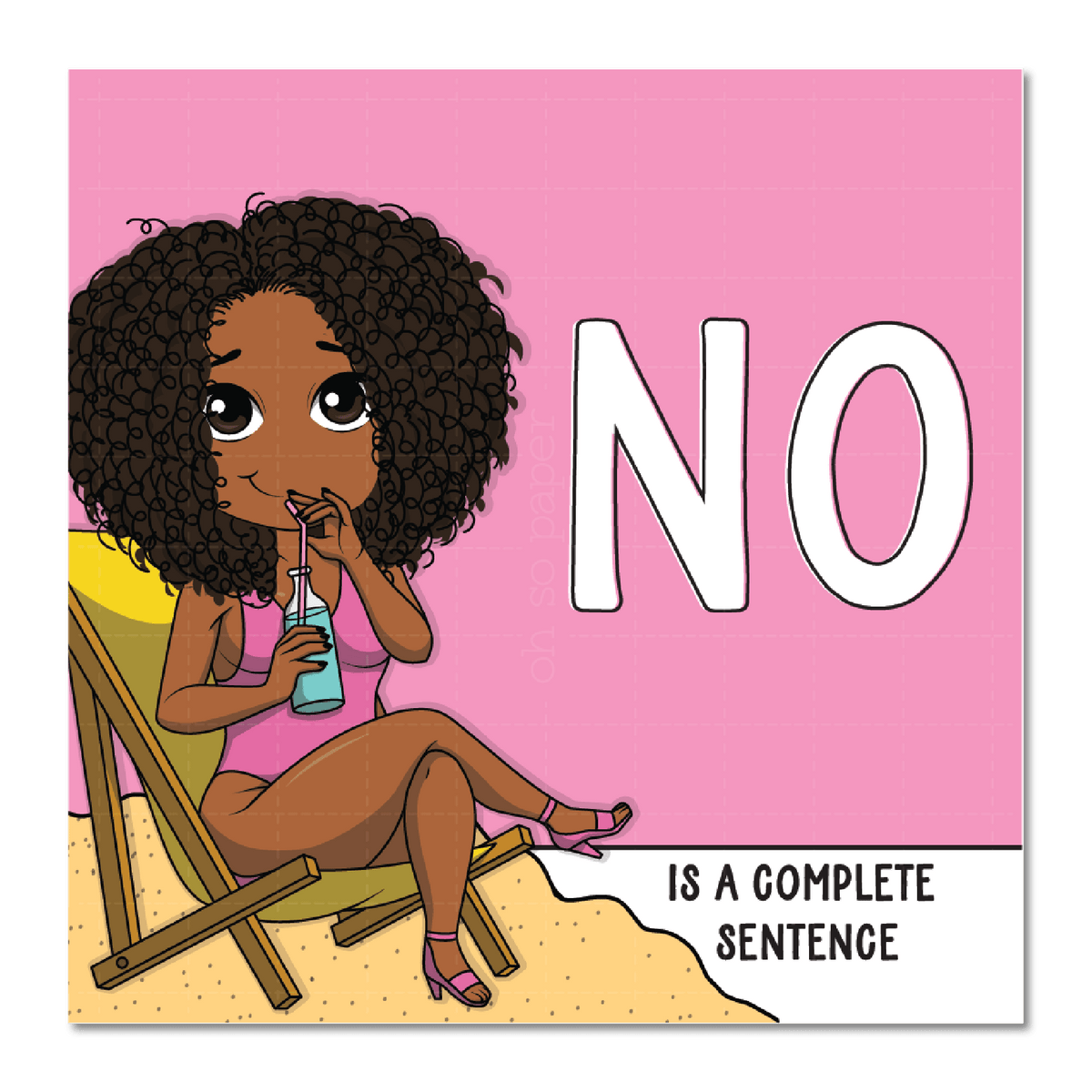No Die Cut Sticker - ohsopaper