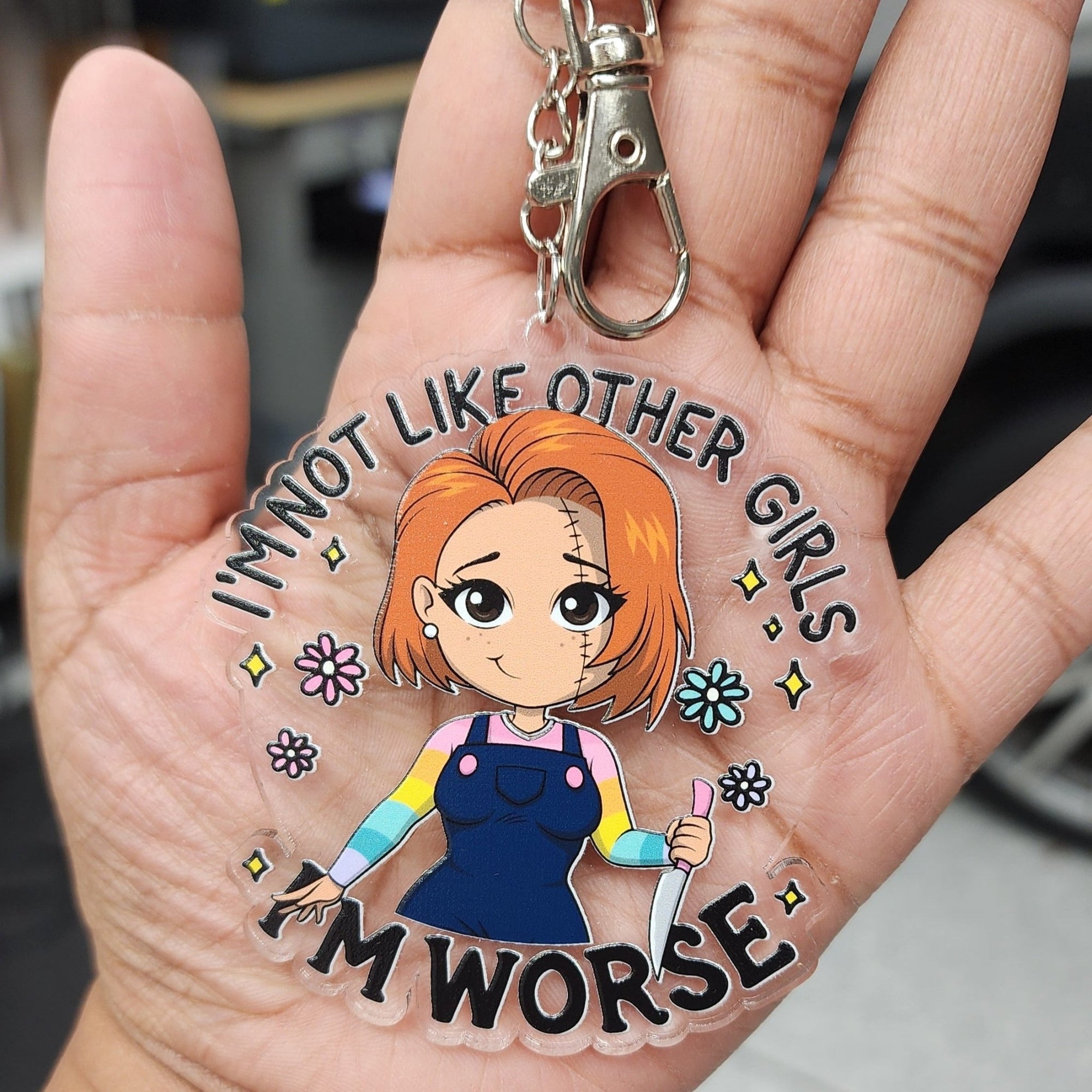 Not Like Other Girls Acrylic Keychain - ohsopaper