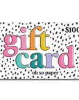 Oh So Paper Gift Card - ohsopaper