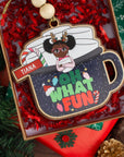 Oh What Fun Mug Personalized Ornament - ohsopaper