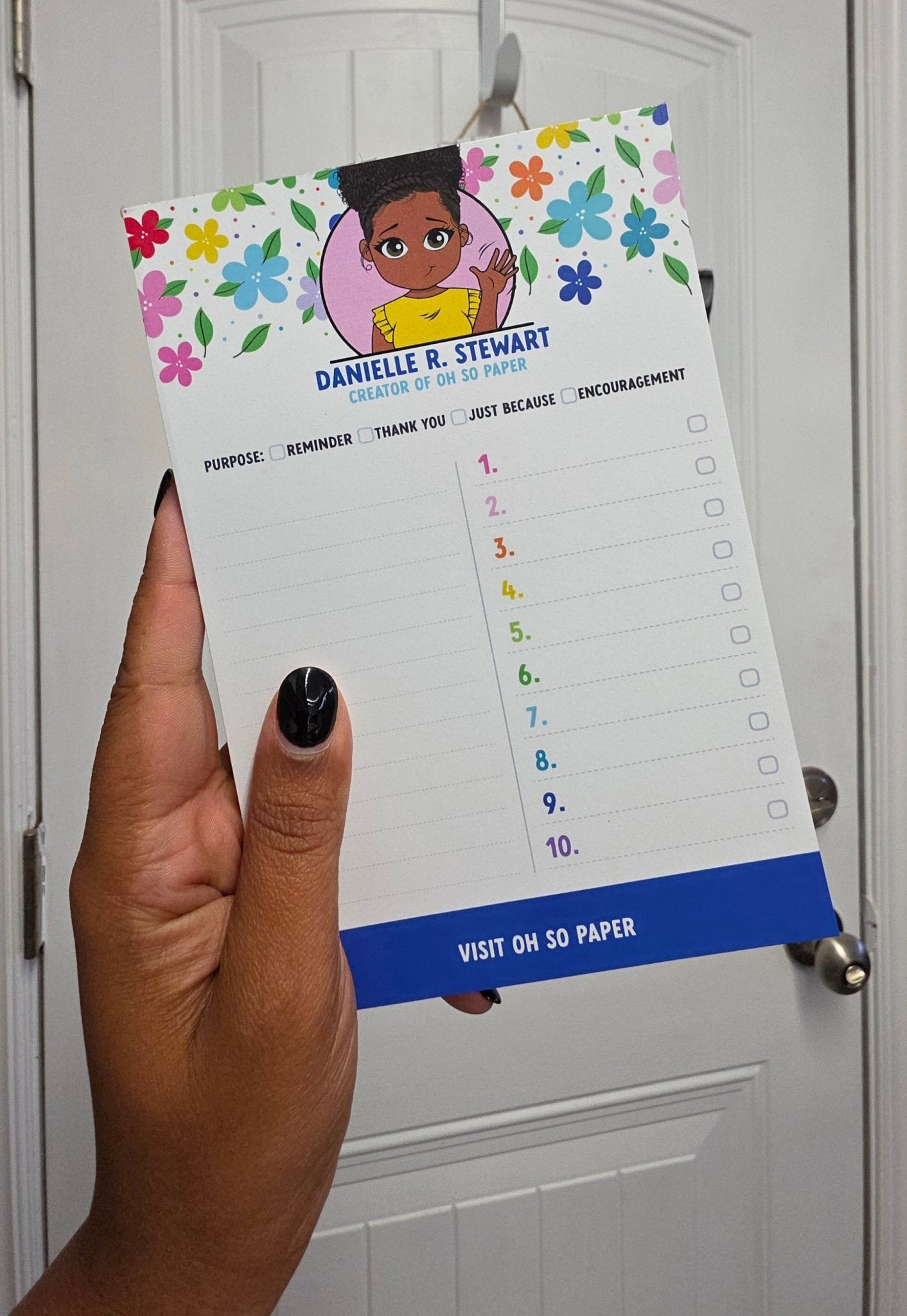 Personalized Notepad - 5 x 7.5in - ohsopaper