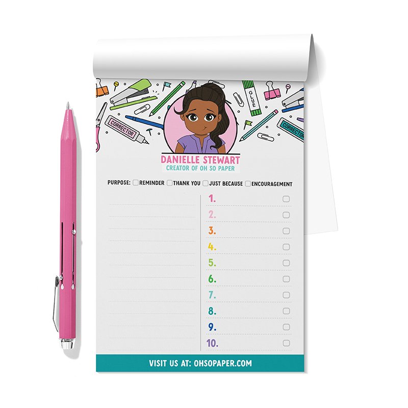 Personalized Notepad - 5 x 7in - ohsopaper