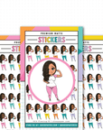 S016 - Mini Friend® Flexing Planner Stickers - ohsopaper