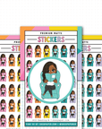 S025 - Mini Friend® Reading Planner Stickers - ohsopaper