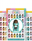 S025 - Mini Friend® Reading Planner Stickers - ohsopaper