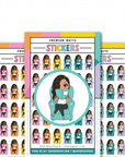 S025 - Mini Friend® Reading Planner Stickers - ohsopaper