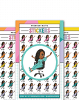 S031 - Mini Friend® Desk Chair Planner Stickers - ohsopaper