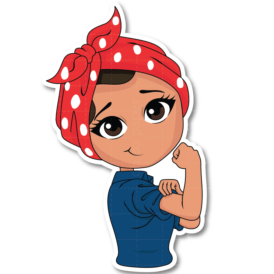 She's Got This Die Cut Sticker - ohsopaper