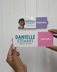 Simple Personalized Acrylic Status Spinner- 8.3in x 3in - ohsopaper