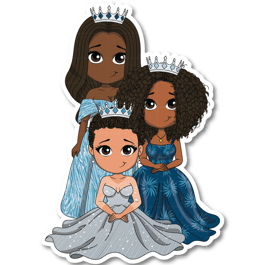 Snow Queens Die Cut Sticker - ohsopaper