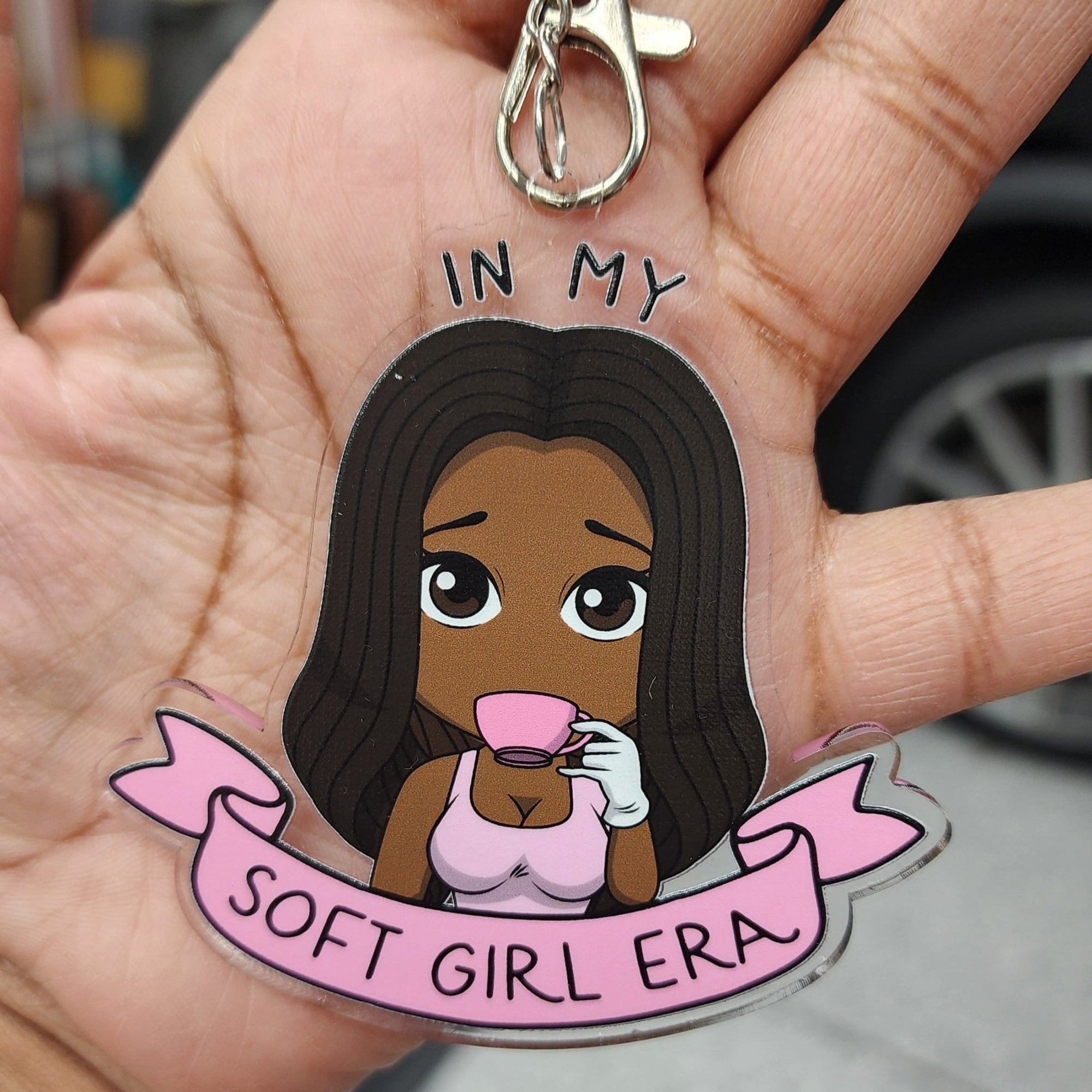 Soft Girl Era Acrylic Keychain - ohsopaper