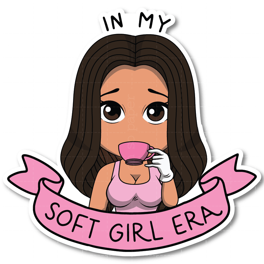 Soft Girl Era Die Cut Sticker - ohsopaper
