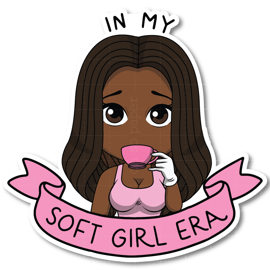 Soft Girl Era Die Cut Sticker - ohsopaper
