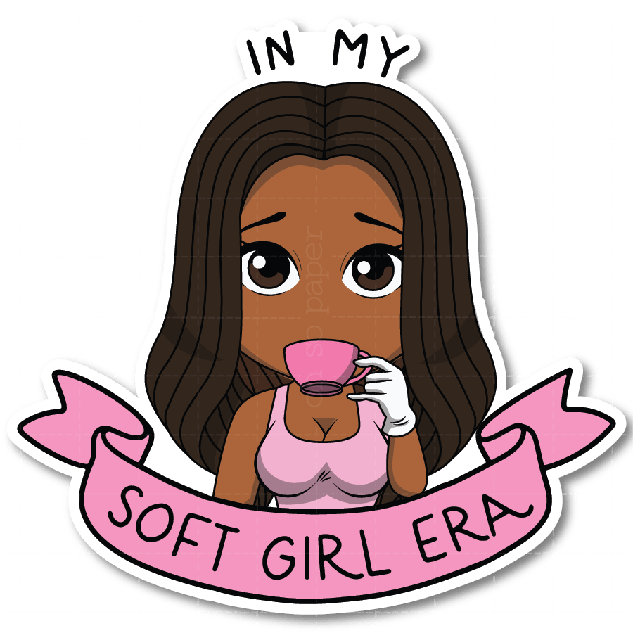 Soft Girl Era Die Cut Sticker - ohsopaper