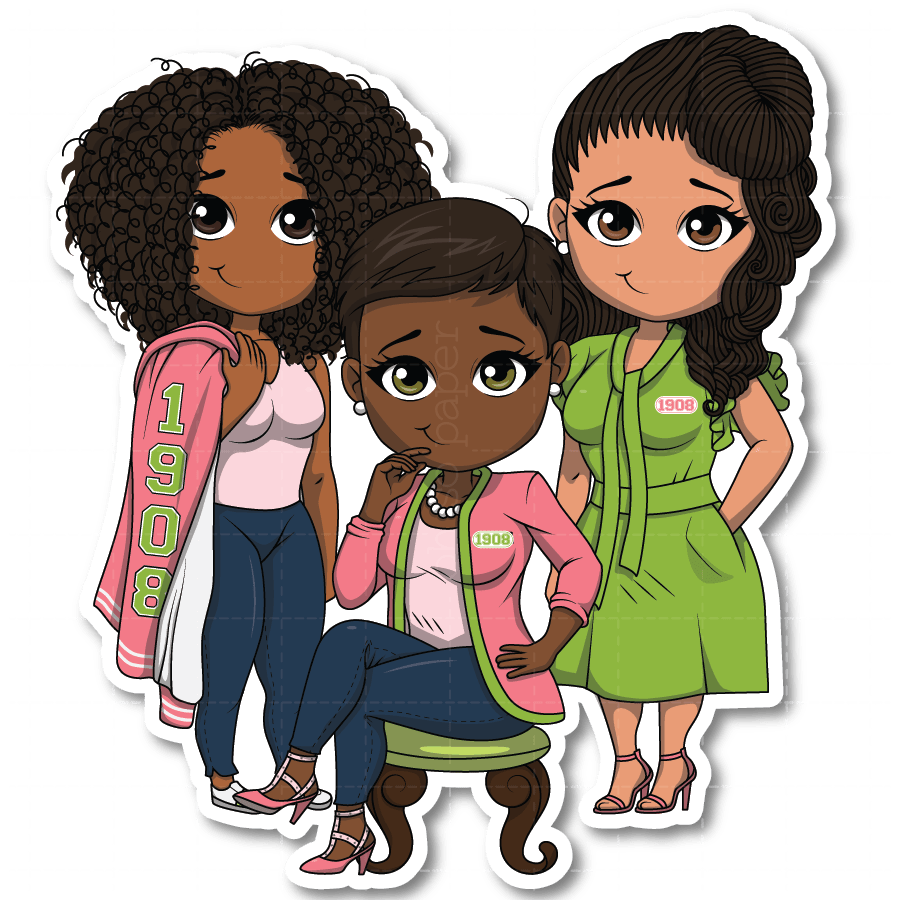 Sorority Row 1908 Die Cut Sticker - ohsopaper