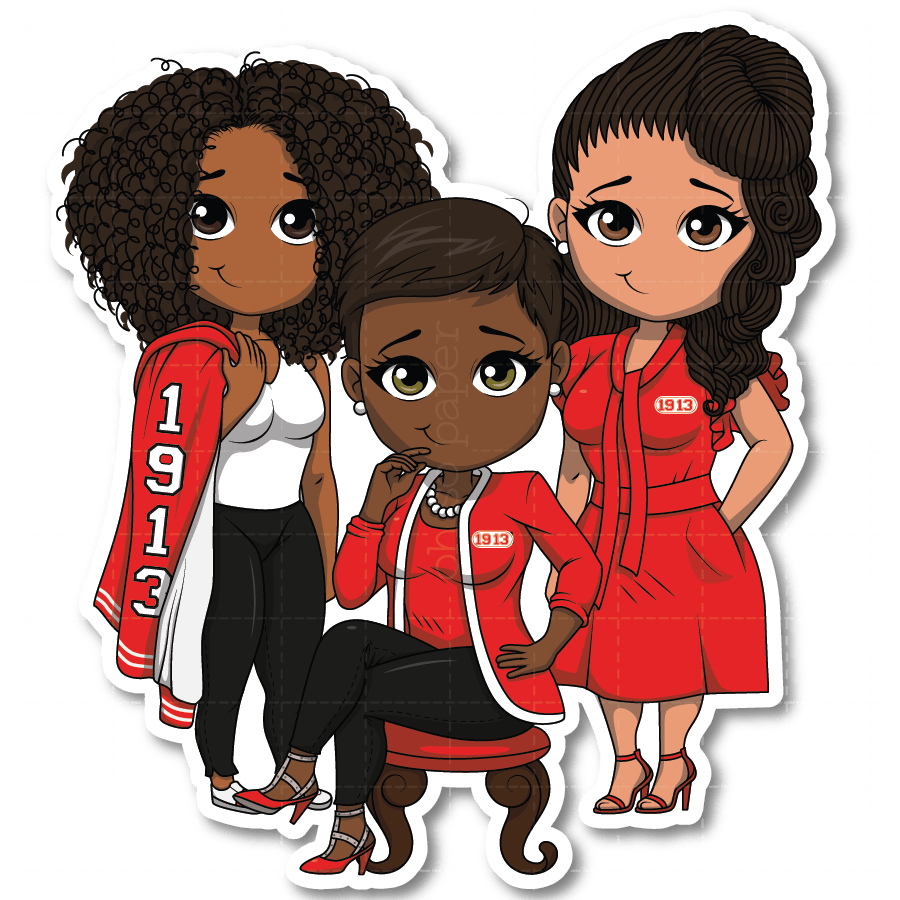 Sorority Row 1913 Die Cut Sticker - ohsopaper