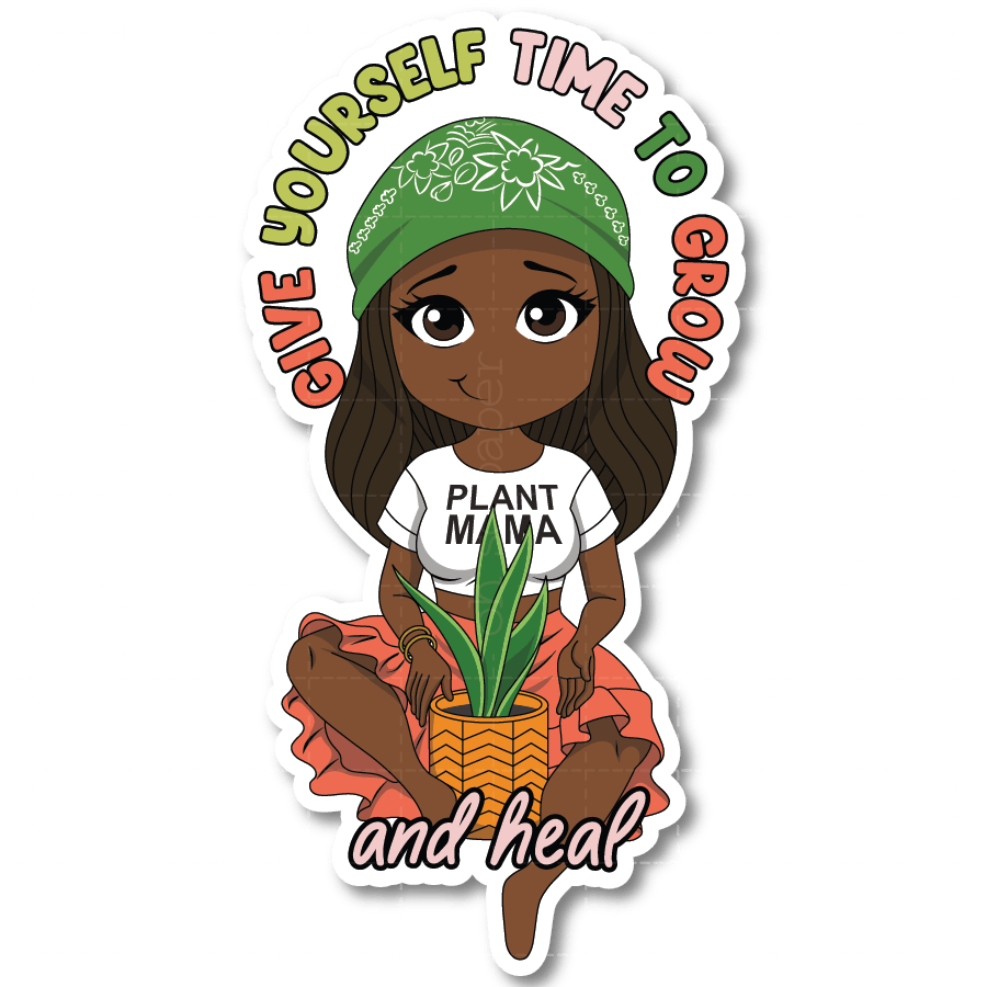 Time to Grow Die Cut Sticker - ohsopaper