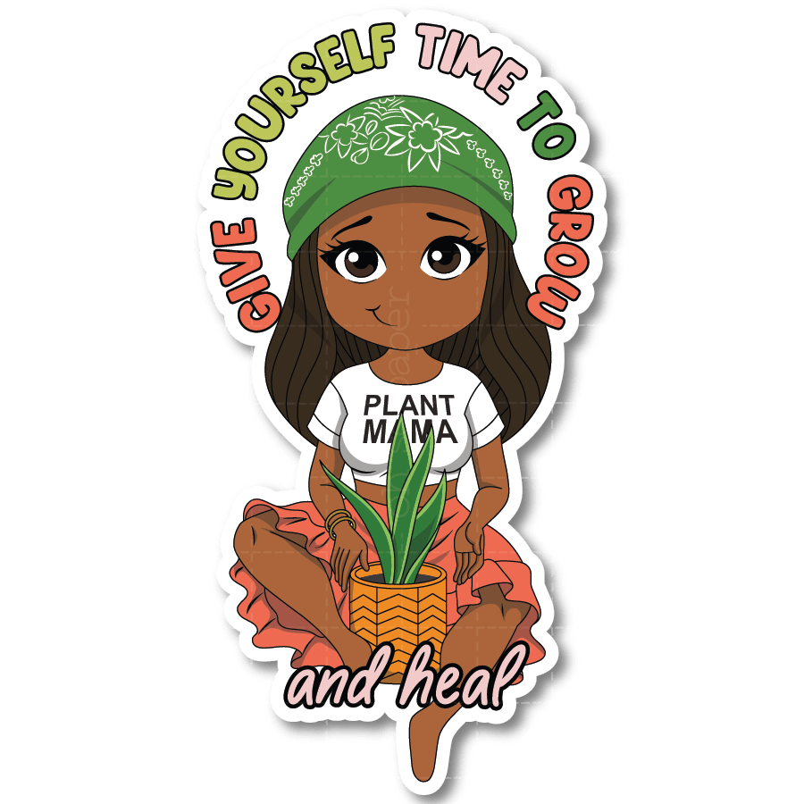 Time to Grow Die Cut Sticker - ohsopaper