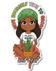 Time to Grow Die Cut Sticker - ohsopaper