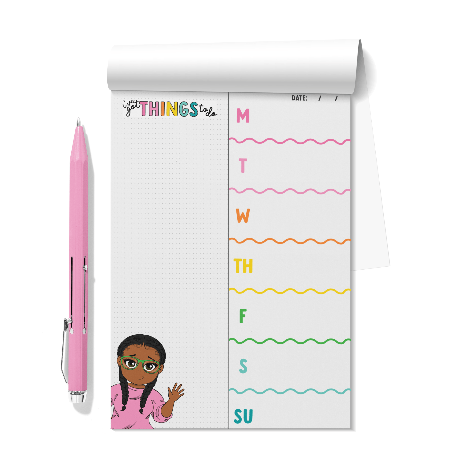 Weekly List Personalized Notepad - ohsopaper
