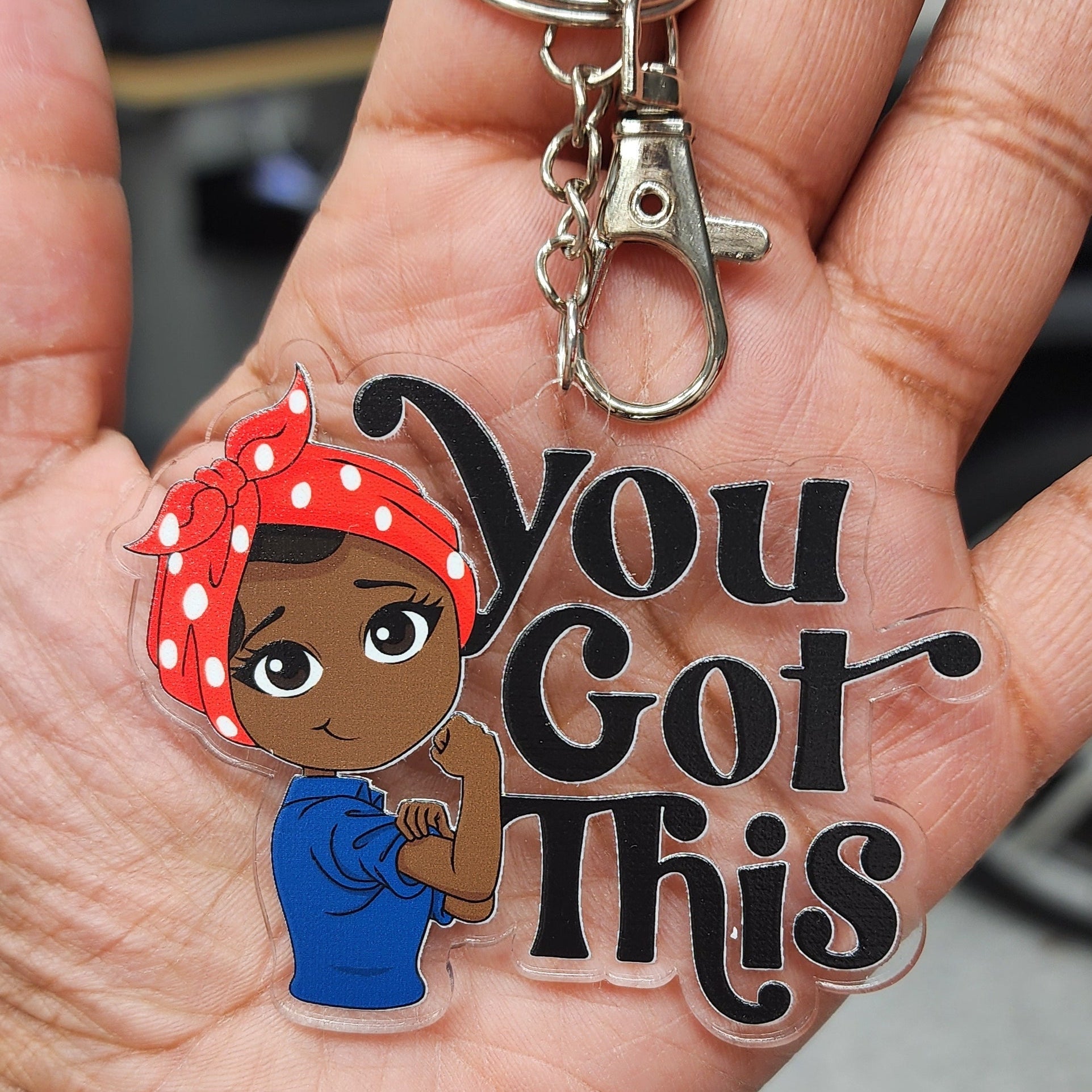 You Got This Acrylic Keychain - ohsopaper