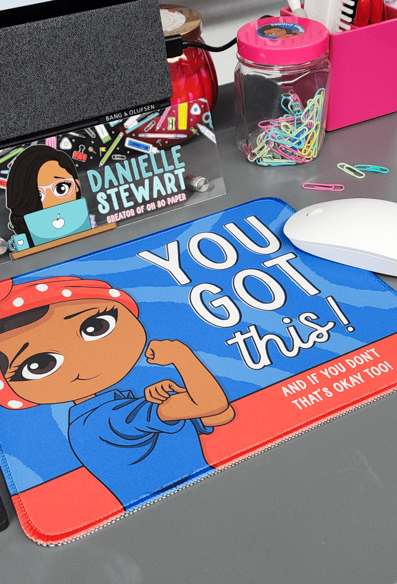 You Got This Mouse Pad - 10.2 x 8.3in - ohsopaper