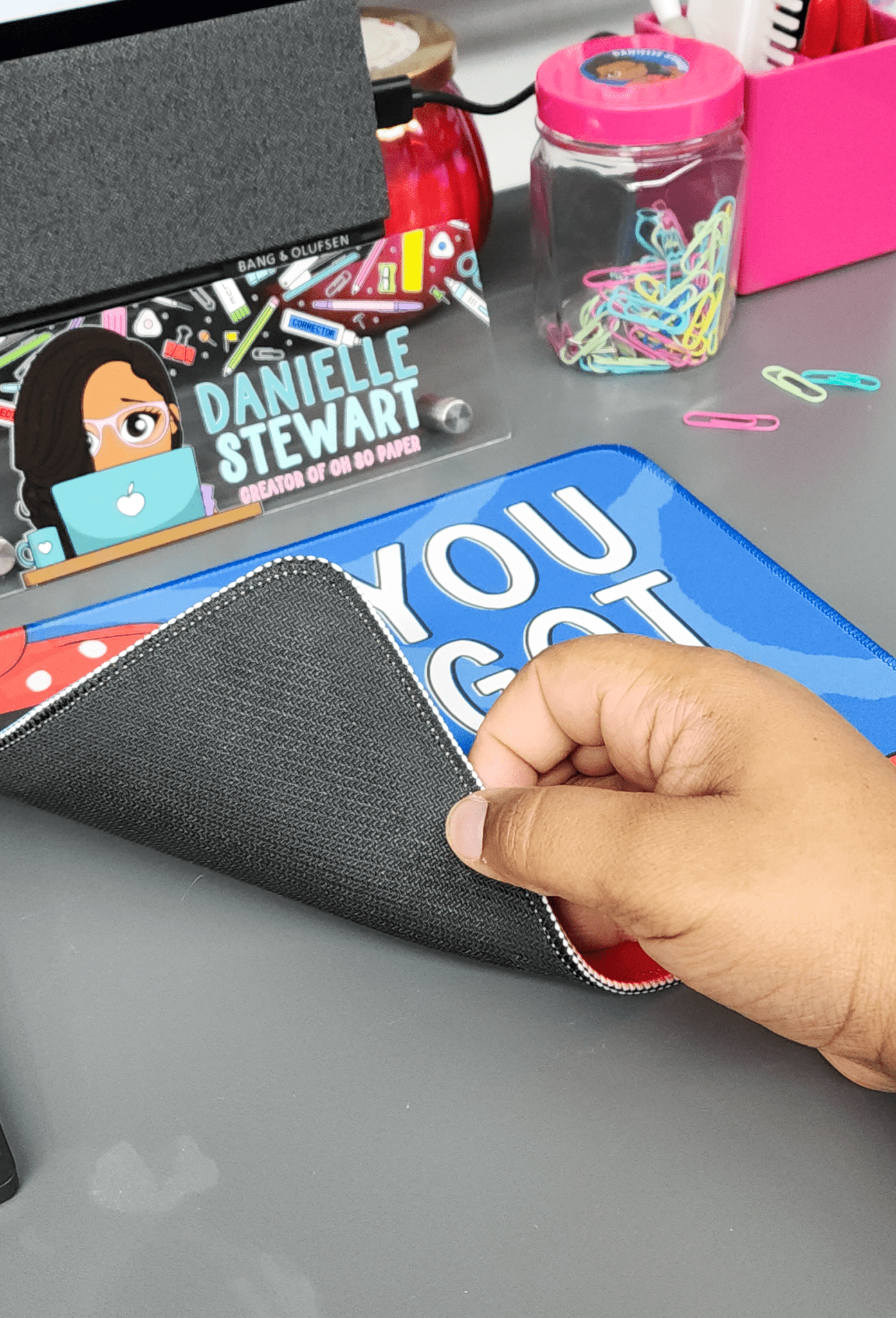 You Got This Mouse Pad - 10.2 x 8.3in - ohsopaper