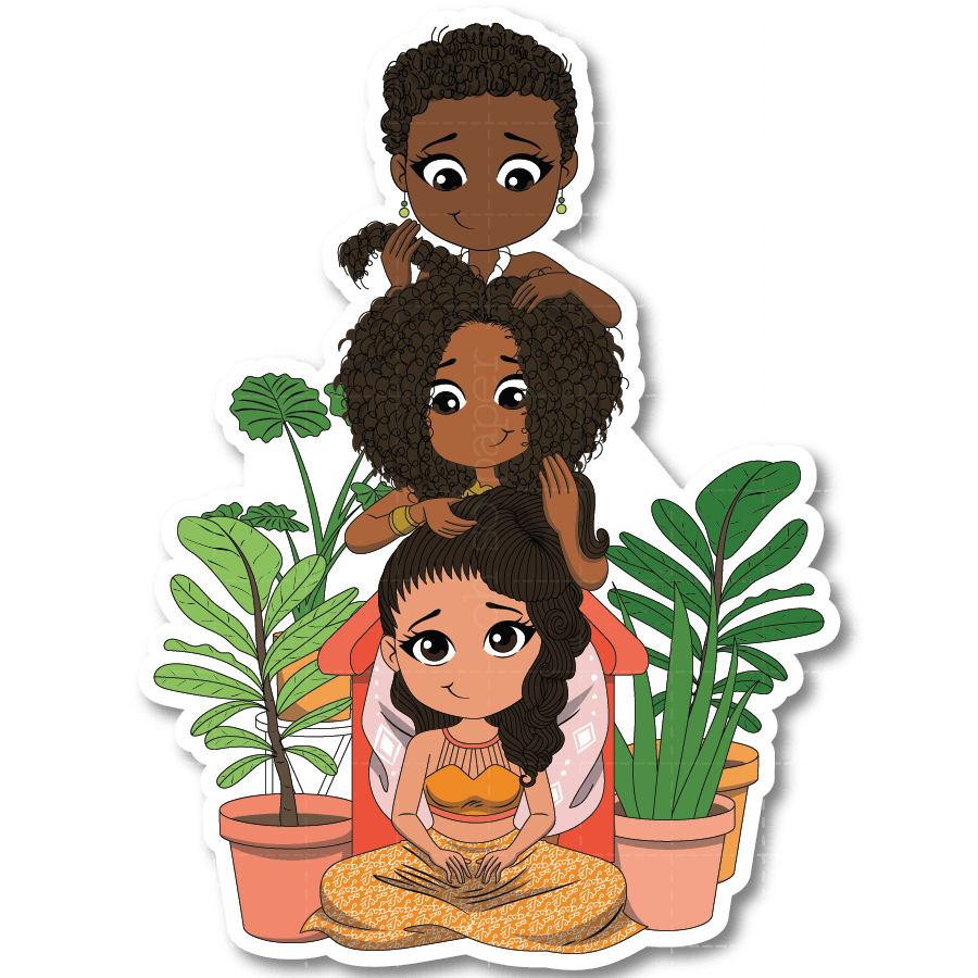 You Grow Girl Die Cut Sticker - ohsopaper