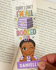 All Booked Personalized Acrylic Bookmark - ohsopaper