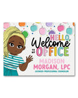 Apple Medley Personalized Canvas Welcome Sign - ohsopaper