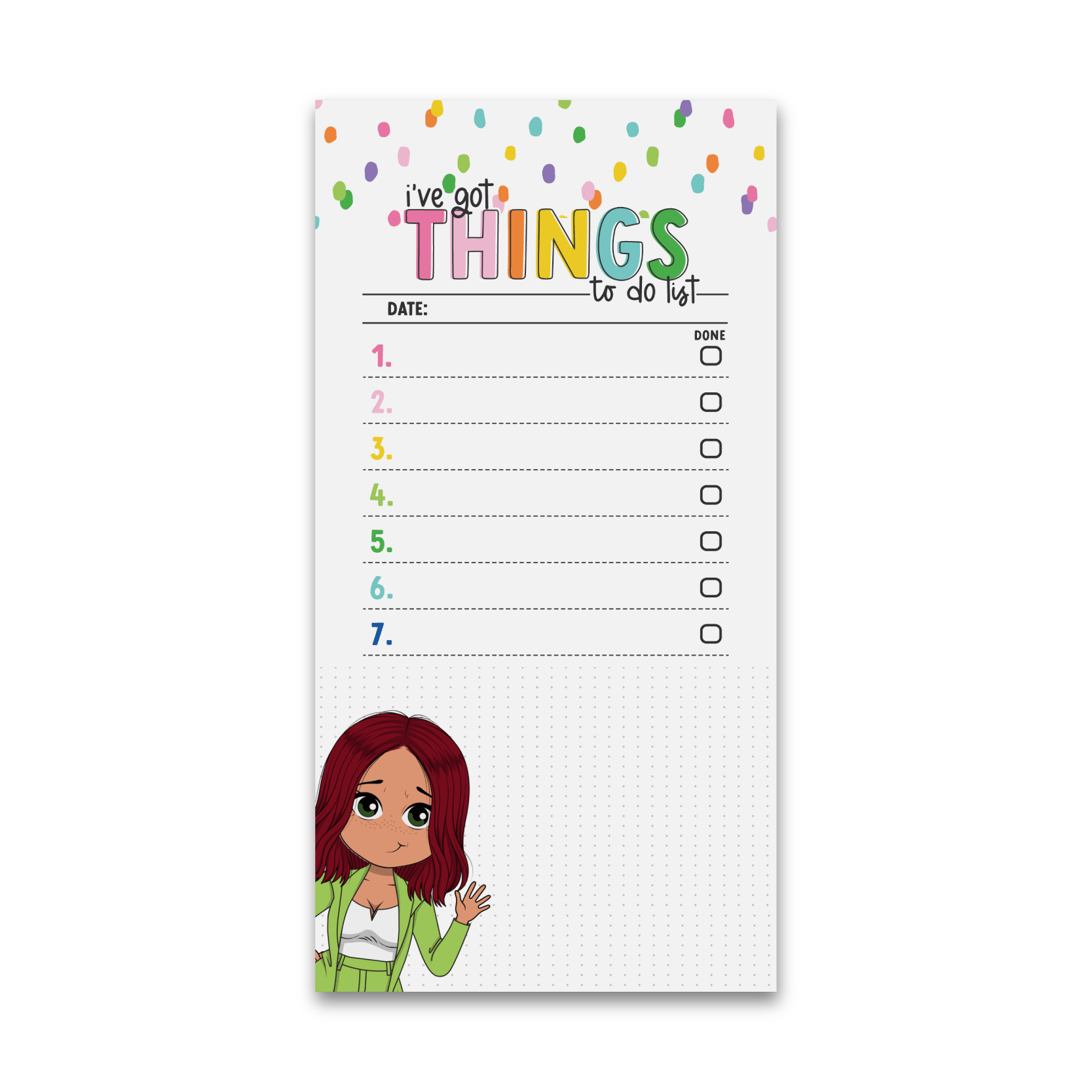Lovely Dots Personalized List Pad Set of 2 - ohsopaper