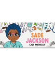 Medical Personalized Desk Name Plate - Acrylic - ohsopaper