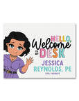 Personalized Canvas Welcome Sign - ohsopaper